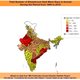 Annual heatwave days across India between 1969 and 2019.